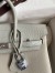 Hermes Touch Birkin 25 Bag in Pearl Grey Togo and Matte Alligator Leather 
