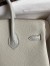 Hermes Touch Birkin 25 Bag in Pearl Grey Togo and Matte Alligator Leather 