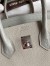 Hermes Touch Birkin 25 Bag in Pearl Grey Togo and Matte Alligator Leather 