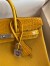 Hermes Touch Birkin 30 Bag In Yellow Clemence and Shiny Niloticus Crocodile Skin 