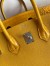 Hermes Touch Birkin 30 Bag In Yellow Clemence and Shiny Niloticus Crocodile Skin 
