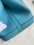 Hermes Garden Party 30 Handmade Bag in Blue de Nord Clemence Leather