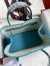 Hermes Garden Party 30 Handmade Bag in Blue de Nord Clemence Leather