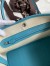 Hermes Garden Party 30 Handmade Bag in Blue de Nord Clemence Leather