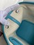 Hermes Garden Party 30 Handmade Bag in Blue de Nord Clemence Leather