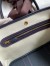 Hermes Garden Party 30 Handmade Bag in Blue Nuit Clemence Leather