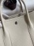 Hermes Garden Party 30 Handmade Bag in Craie Clemence Leather 