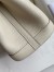 Hermes Garden Party 30 Handmade Bag in Craie Clemence Leather 