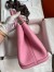 Hermes Garden Party 30 Handmade Bag in Rose Sakura Clemence Leather