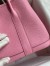 Hermes Garden Party 30 Handmade Bag in Rose Sakura Clemence Leather