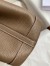 Hermes Garden Party 30 Handmade Bag in Taupe Clemence Leather 