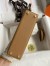 Hermes Kelly Mini II Sellier Handmade Bag In Chai Epsom Calfskin 