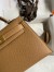 Hermes Kelly Mini II Sellier Handmade Bag In Chai Epsom Calfskin 