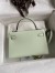 Hermes Kelly Mini II Sellier Handmade Bag in Vert Fizz Epsom Calfskin
