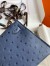 Hermes Kelly Mini II Sellier Handmade Bag in Blue de Malte Ostrich Leather