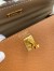 Hermes HSS Kelly Sellier 25 Bicolor Bag in Gold and Taupe Epsom Calfskin