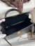 Hermes Kelly Sellier 25 Handmade Bag In Black Box Calfskin