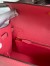 Hermes Kelly Sellier 25 Handmade Bag In Rose Lipstick Mysore Goatskin 