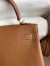 Hermes Kelly Retourne 25 Handmade Bag In Gold Clemence Leather