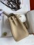 Hermes Kelly Retourne 25 Handmade Bag In Trench Clemence Leather 