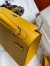 Hermes Epsom Kelly 25cm Sellier Handmade Yellow Bag