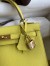 Hermes Epsom Kelly 25cm Sellier Handmade Lime Bag