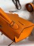 Hermes Epsom Kelly 25cm Sellier Handmade Orange Bag