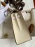 Hermes HSS Kelly 25 Sellier Bag in Craie/Gold/Mauve Pale Epsom Calfskin