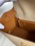 Hermes Kelly Sellier 28 Bicolor Bag in Trench and Gold Epsom Calfskin 