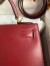 Hermes Kelly Sellier 28 Handmade Bag in Bordeaux Box Calfskin 