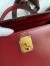 Hermes Kelly Sellier 28 Handmade Bag in Bordeaux Box Calfskin 