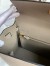 Hermes Kelly Sellier 28 Handmade Bag In Gris Asphalt Epsom Calfskin