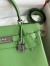 Hermes Kelly Retourne 28 Handmade Bag in Vert Criquet Evercolor Calfskin 