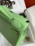 Hermes Kelly Retourne 28 Handmade Bag in Vert Criquet Evercolor Calfskin 