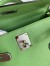 Hermes Kelly Retourne 28 Handmade Bag in Vert Criquet Evercolor Calfskin 