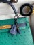 Hermes HSS Kelly 28 Bicolor Bag in Vert Vertigo and Blue Iris Ostrich Leather