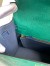 Hermes HSS Kelly 28 Bicolor Bag in Vert Vertigo and Blue Iris Ostrich Leather