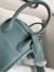 Hermes Mini Lindy Handmade Bag In Ciel Clemence Leather