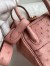 Hermes Mini Lindy Handmade Bag in Terre Cuite Ostrich Leather
