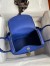 Hermes Lindy 26 Handmade Bag In Blue Electric Clemence Leather 