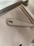 Hermes Lindy 26 Handmade Bag In Gris Asphalt Clemence Leather 