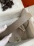 Hermes Lindy 26 Handmade Bag In Gris Asphalt Clemence Leather 