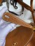 Hermes Lindy 26 Handmade Bag In Gold Clemence Leather 