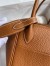 Hermes Lindy 26 Handmade Bag In Gold Clemence Leather 
