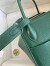 Hermes Lindy 26 Handmade Bag In Malachite Clemence Leather 