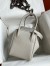 Hermes Lindy 26 Handmade Bag In Pearl Grey Clemence Leather 