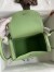 Hermes Lindy 26 Handmade Bag In Vert Cypres Clemence Leather 