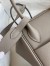 Hermes Lindy 26 Handmade Bag In Gris Asphalt Evercolor Leather 