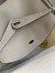 Hermes Lindy 26 Handmade Bag In Gris Asphalt Evercolor Leather 