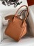 Hermes Lindy 26 Handmade Bag In Gold Evercolor Leather 